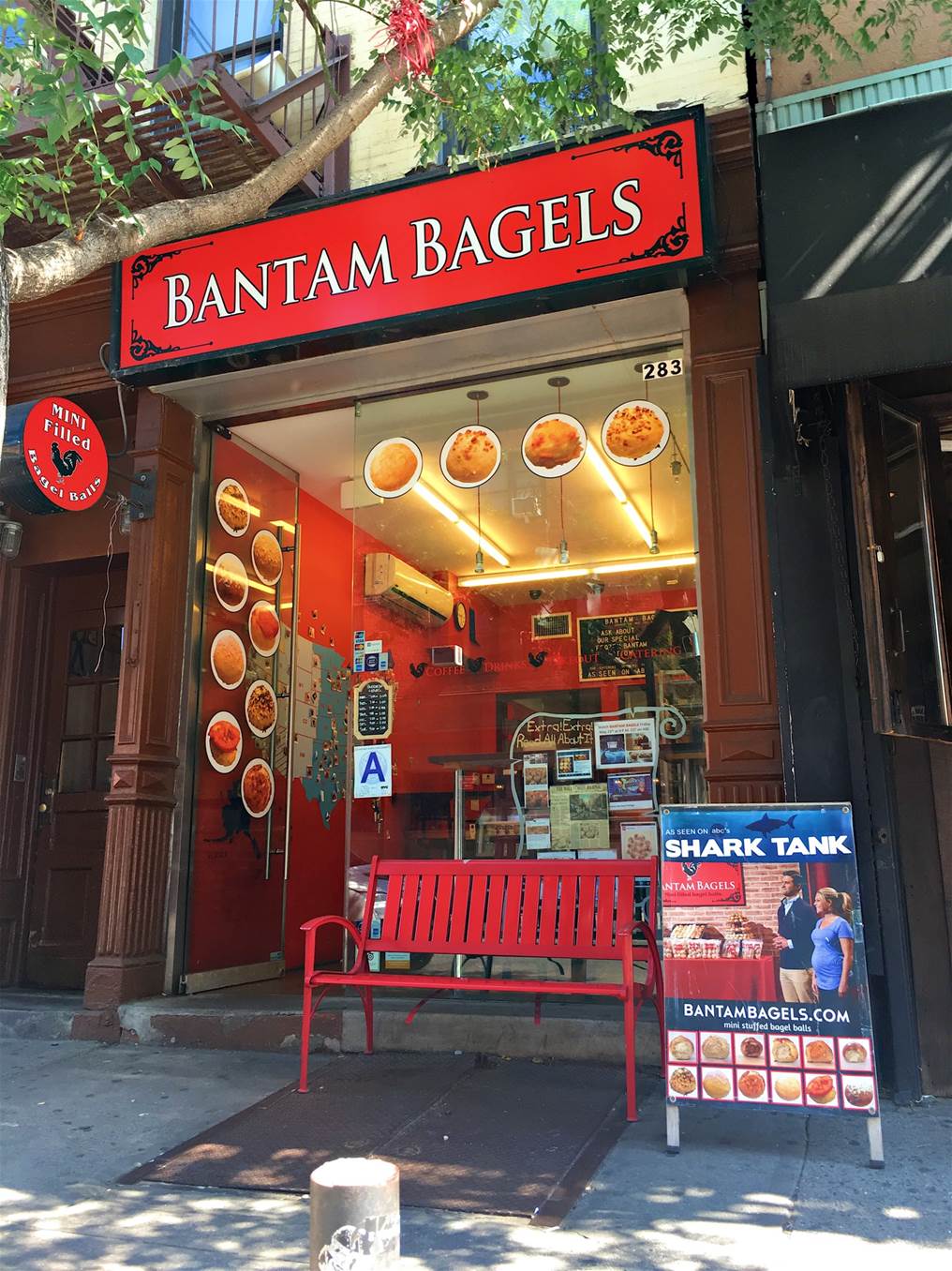Bantam Bagels Shop On Bleecker Street In New York City S West Village Of Usa Bantam Bagel New York Bagel Bagel Shop