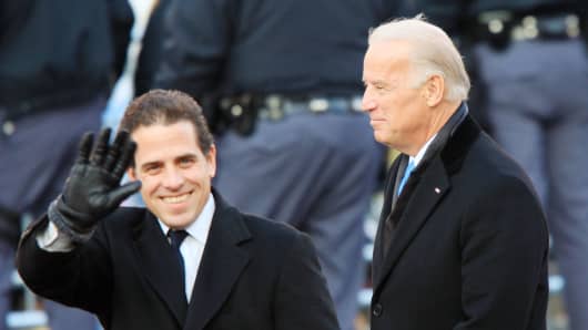 Hunter Biden and Vice President Joe Biden