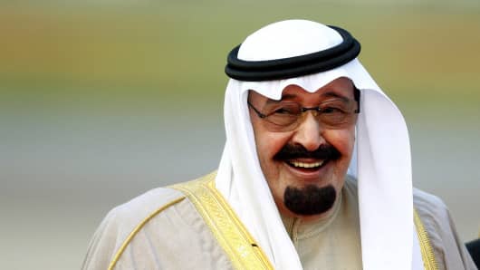 Saudi Arabia's King Abdullah.