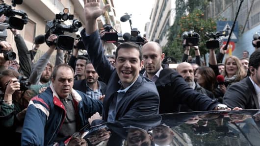 Syriza leader Alexis Tsipras