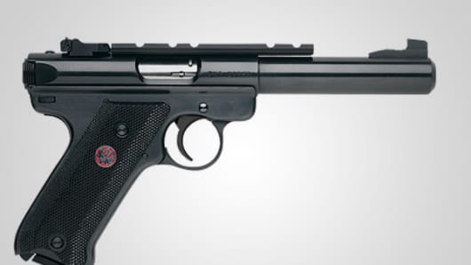The Ruger Mark III Target Rimfire Pistol.