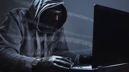 Hacker hacking