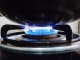 Nat gas flame on stove