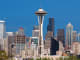 The Seattle skyline with the space needle.