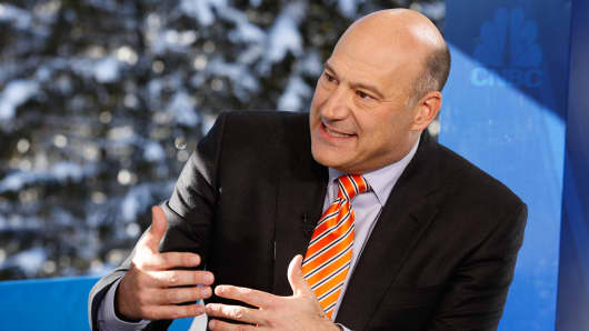 Gary Cohn, Goldman Sachs president and COO at the 2016 World Economic Forum in Davos.