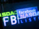 The Facebook Inc. logo is displayed at the Nasdaq MarketSite in New York.