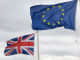 EU and British flags