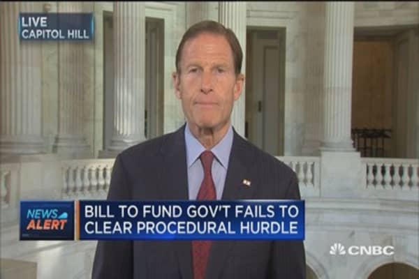 Sen. Blumenthal: Fully expect government to continue operating