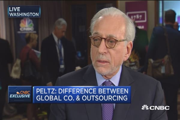 Peltz: There's a difference between global companies and outsourcing