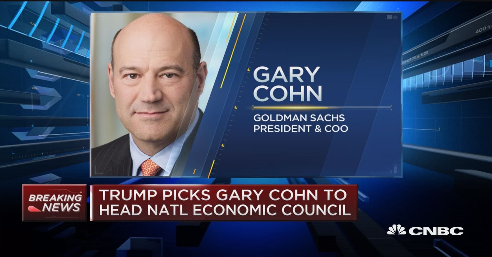 Image result for gary cohn, trump
