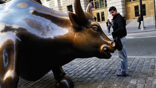 Wall Street NYSE bull