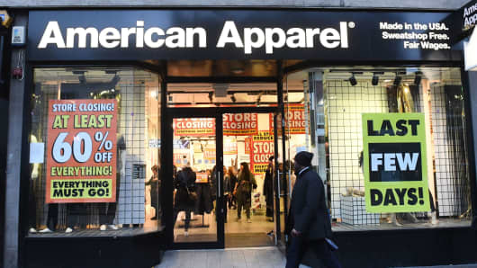 Amazon, Forever 21 vying for  bankrupt American Apparel: Report - CNBC