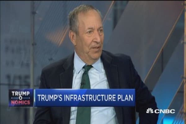 Summers takes Trump to task over infrastructure and trade