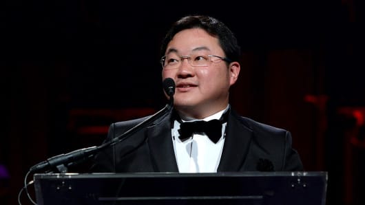 Jho Low speaks onstage during Angel Ball 2014 hosted by Gabrielle's Angel Foundation at Cipriani Wall Street on October 20, 2014 in New York City.