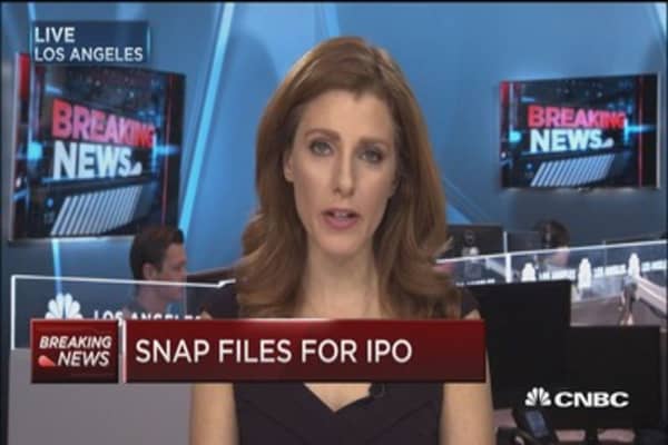 Company will trade as 'SNAP' on NYSE