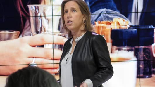 Susan Wojcicki, CEO of YouTube.