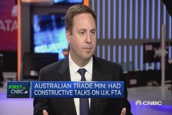 Once Brexit process is finalized, we'll start talks: Australia trade min