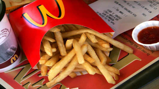 McDonald's famous french fries.