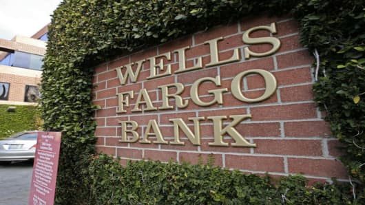 A Wells Fargo Bank in Palo Alto, California.