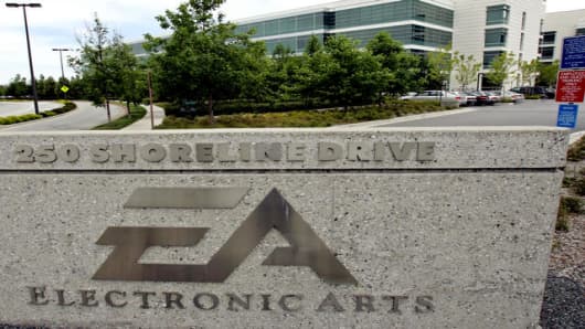 The Electronic Arts headquarters in Redwood City, California.