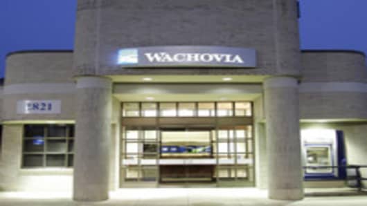 A Wachovia branch bank is shown in a Charlotte, N.C. file photo from July 20, 2006. After a rough year, the banking industry appears headed for another in 2007. (AP Photo/Chuck Burton, File)