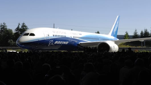 Boeing's Dreamliner 787.