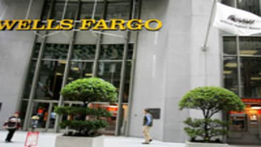 A Wells Fargo bank branch in downtown San Francisco.