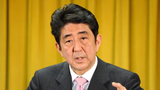 Shinzo Abe, incoming Prime Minister of Japan.