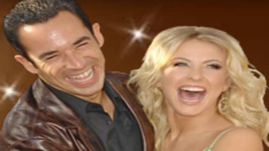 Helio Castroneves and Juliana Hough
