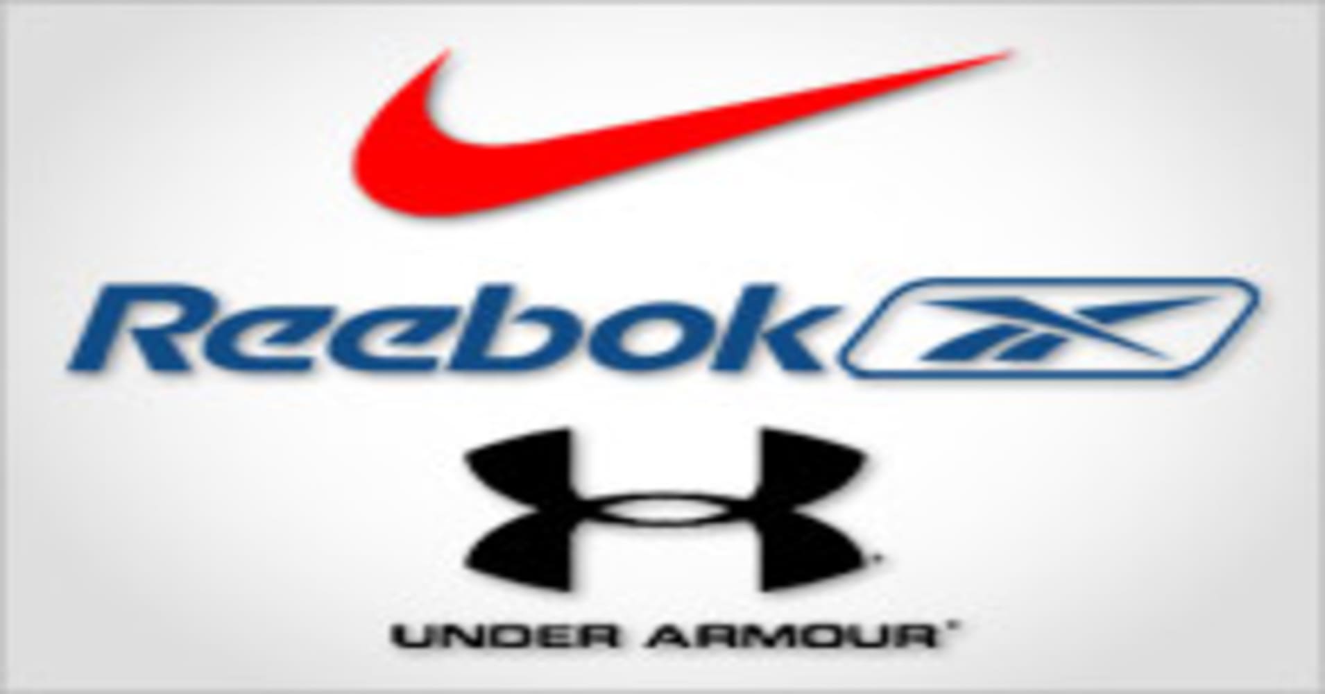 Найк против рибок. Reebok vs Nike. Under Armour logo.