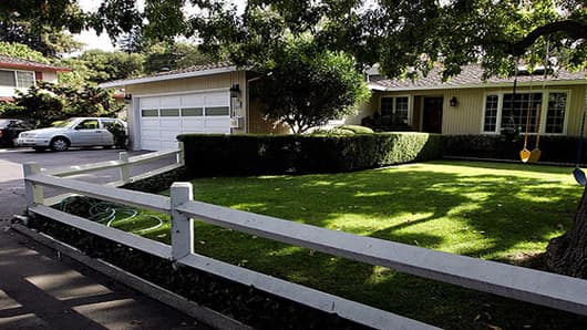 Susan Wojcicki's house in Menlo Park, which contains the garage Larry and Sergey rented for their new company.