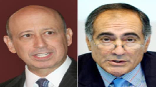 Goldman Sach's Lloyd Blankfein and Morgan Stanley's John Mack