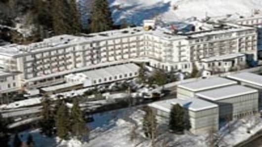 The Hotel Steigenberger 'Bellvedere' in Davos, Switzerland,