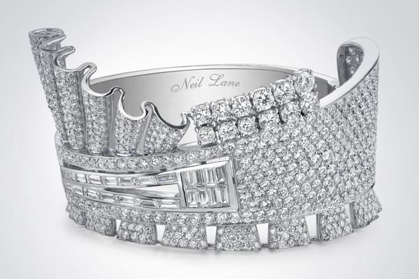 : $250,000 This Neil Lane cuff bracelet features 50-carat diamonds set in platinum. »