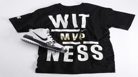 LeBron MVP shoe and shirt