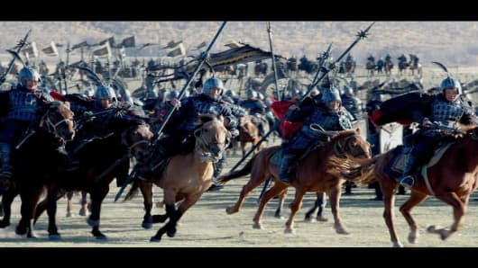 In photo released by Sundream Motion Pictures on Thursday, Nov. 23, 2006, shows a scene from the movie " Battle of Wits ." ( AP Photo/ Sundream Motion Pictures) ** NO ARCHIVES EDITORIAL USE ONLY **