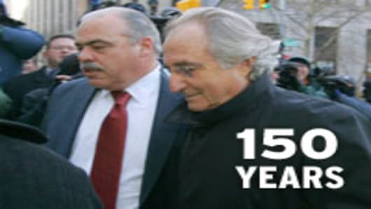 Madoff sentenced to 150 Years
