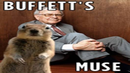 Crasher Squirrel with Warren Buffett