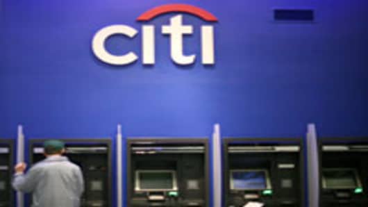 A Citibank ATM user.