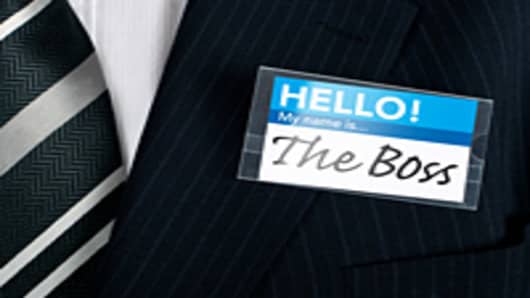 "The Boss" nametag