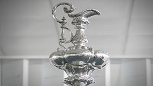 The America's Cup trophy