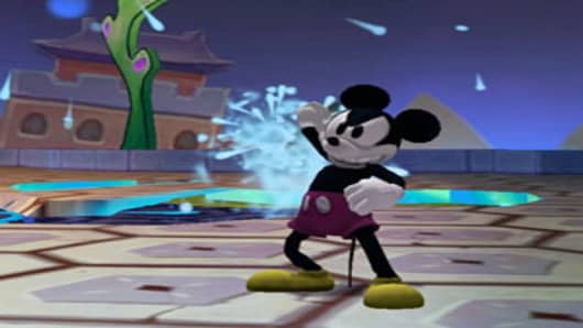 Released screenshot of Disney's "Epic Mickey"
