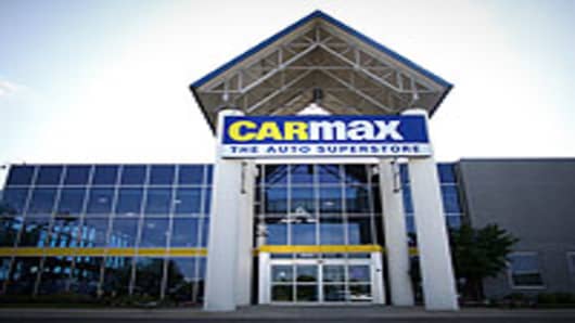 Carmax retail store in Naperville, Illinois.