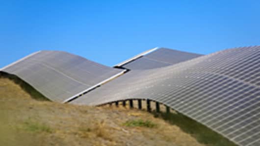 Solar plant in Lucainena de las Torres, Almeria, Andalucia, Spain