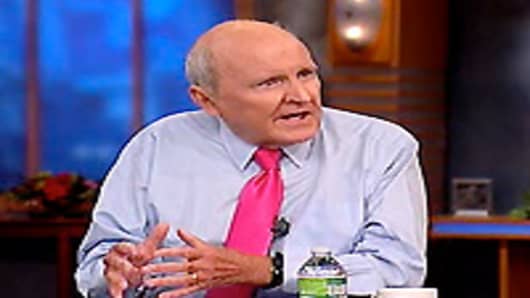 Jack Welch appears on Squawk Box.