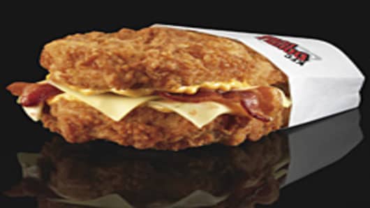 KFC Double Down Sandwich