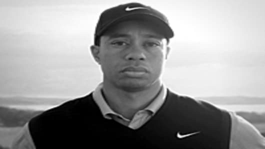 The Nike ad featuring Tiger Woods, seen here, will premiere tonight.