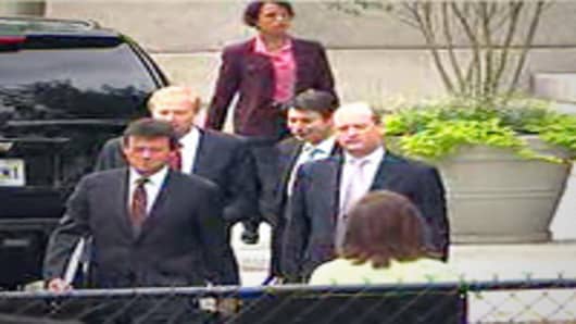 BP Executives on their way to the White House.