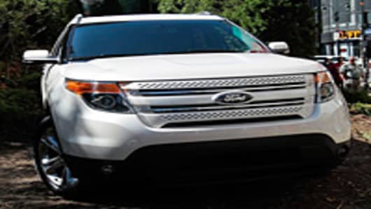 The new 2011 Ford Explorer SUV touts a sleek newly designed look that the company hopes will attract new buyers to the venerable SUV line.