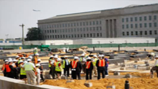 Construction at the Pentagon.